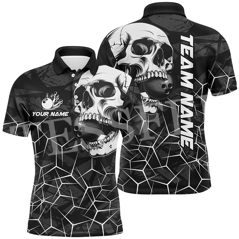 Short Sleeve Bowling Shirt Retro - Camiseta de manga corta con nombre
