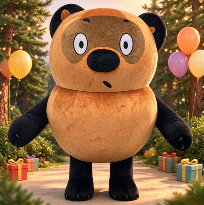 Suits - Disfraz de Mascota Inflable de Oso