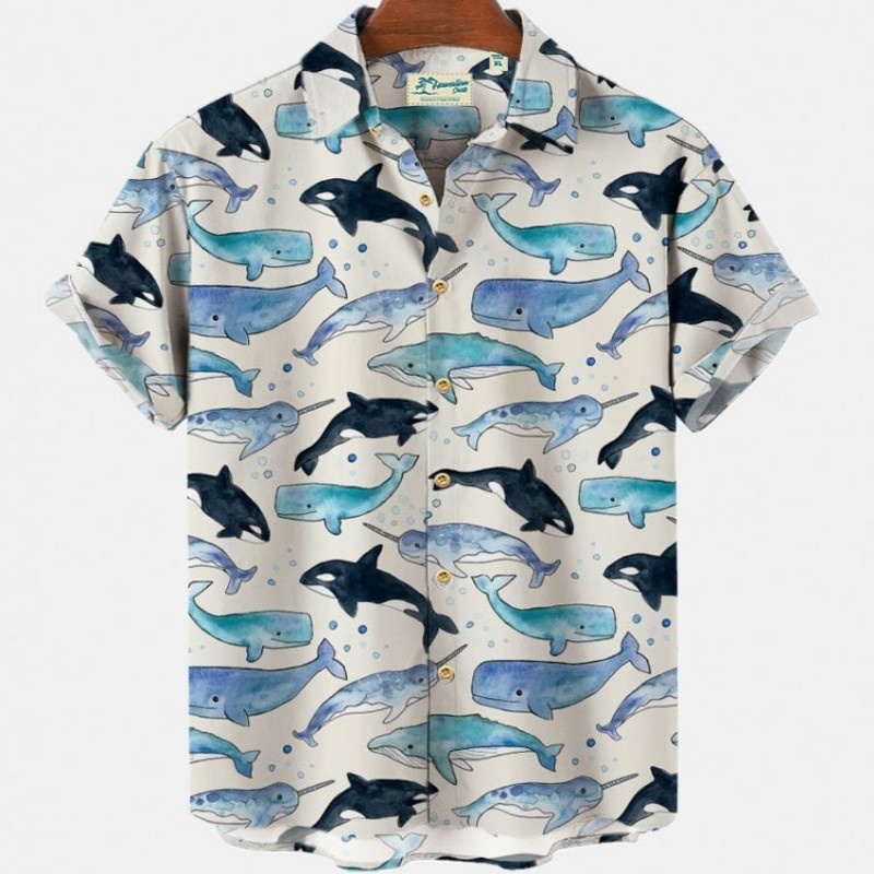 Camisa hawaiana de pescado Koi - Vintage Hawaiian Floral Shirt reseña y precio