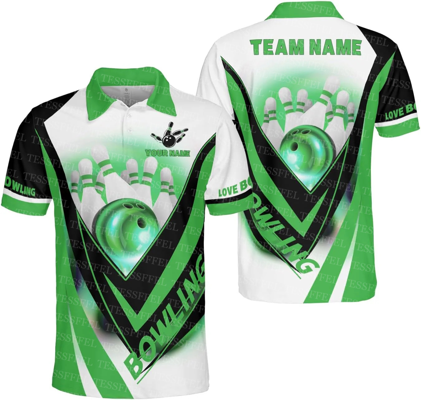 Nombre personalizado Graffiti  - Short Sleeve Bowling Shirt Retro reseña y precio