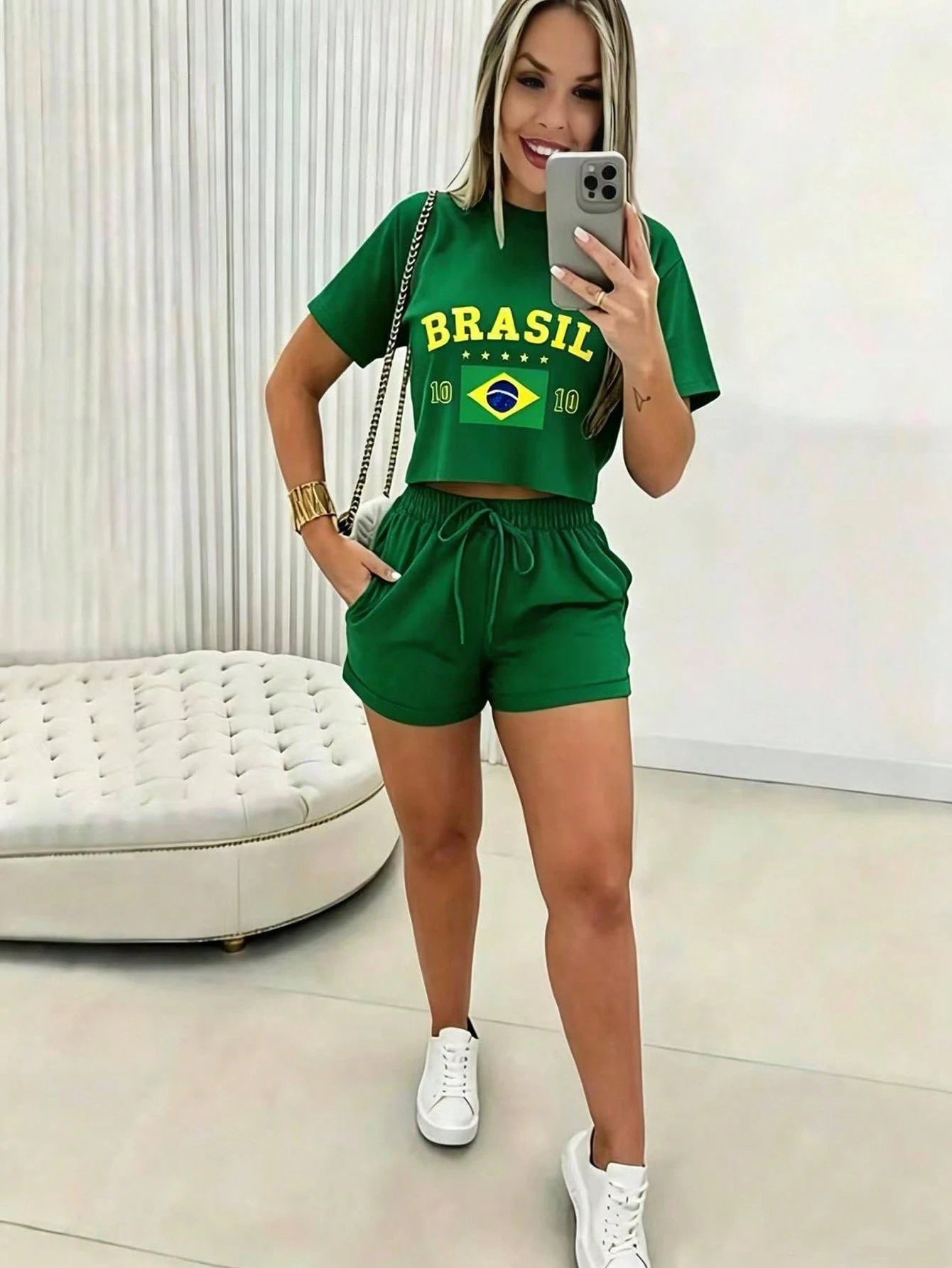 Conjunto de manga corta para m - T-Shirts reseña y precio