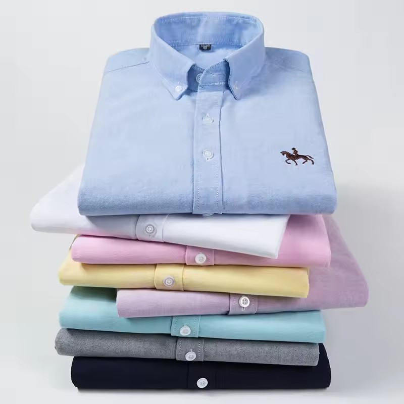 Camisas Oxford de algodón 100  - Oxford Cotton Casual Shirt Business reseña y precio