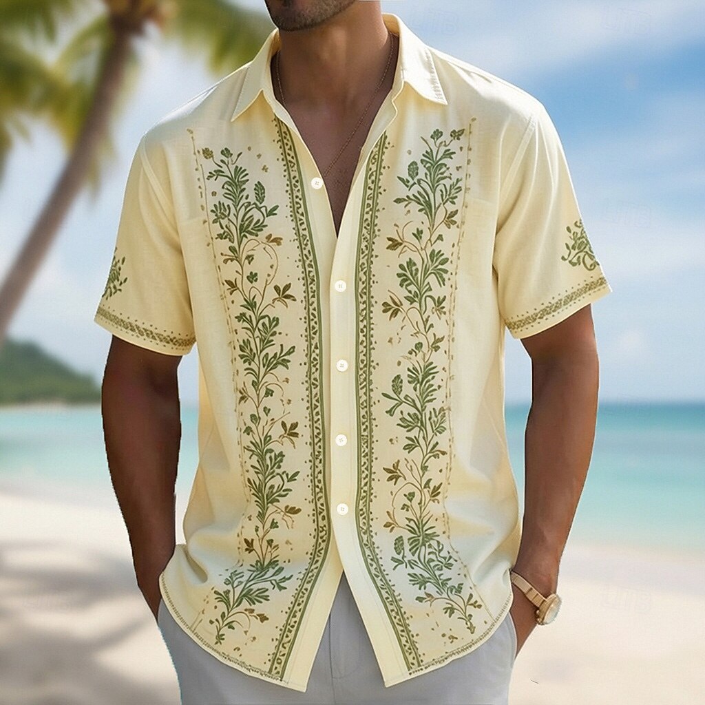 Camisa Hawaiana con Estampado  - Vintage Hawaiian Floral Shirt reseña y precio