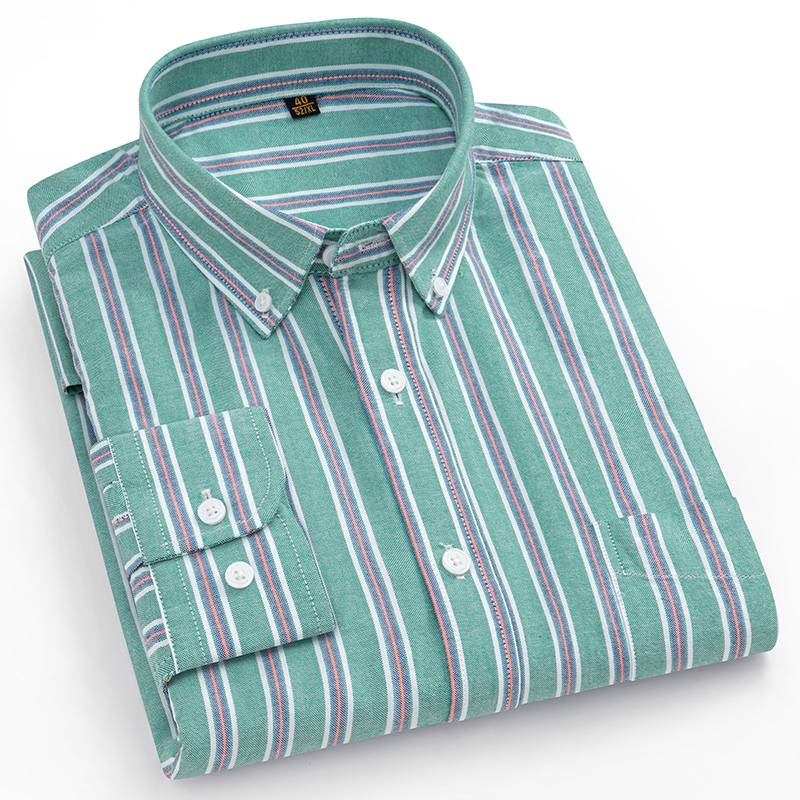 Camisa de gran tamaño de 160KG - Oxford Cotton Casual Shirt Business reseña y precio