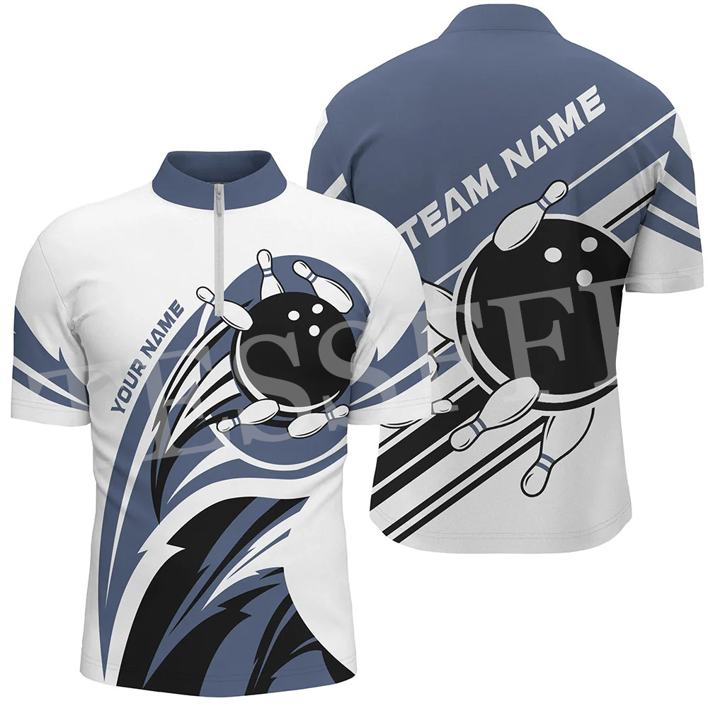 Camiseta de manga corta con es - Short Sleeve Bowling Shirt Retro reseña y precio